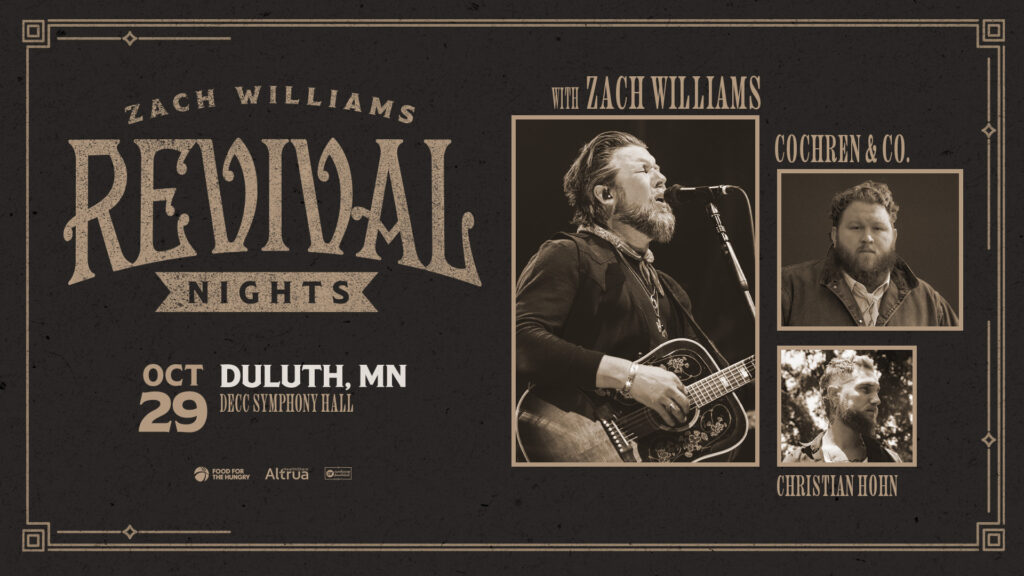 Zach Williams & Andrew Ripp Concert