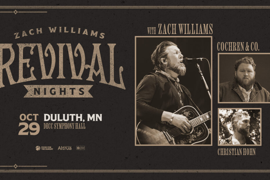 Zach Williams & Andrew Ripp Concert