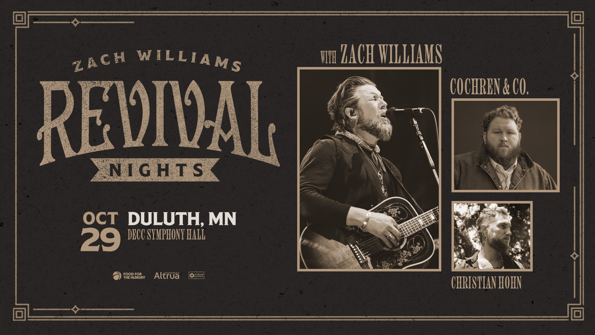 Zach Williams & Andrew Ripp Concert