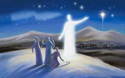 Angel-proclaims-the-good-news_Ain-Vares-Art_1